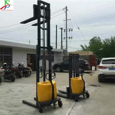 Station Driving Electric Forklift Loading Unloading Forklift Battery Lifting Machine