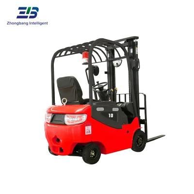 1ton/1000kg Lead-Acid Battery Electric Mosfet/Pmsm Hydraulic/Mechanial Forklift Truck Machine