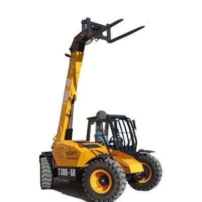 Telescopic Handler 3.0ton 3.5ton Small Wheel Forklift Loader for Sale