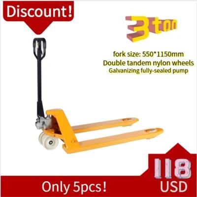 Chinese Pallet Truck Discount Price Manual Pallet Truck 3 Ton 5 Ton Hand Pallet Jack Mini Pallet Truck