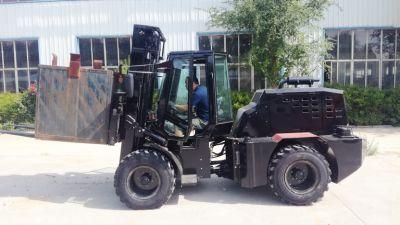Welift 3.5t Rough Terrain Forklift Custom Made All Black 4WD Forklift