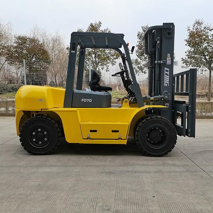 2020 High Efficiency Truck Forklift 5 Ton 6 Ton 7 Ton 8 Ton 2 Stage Full Free Truck Forklift Diesel with Optional Engine