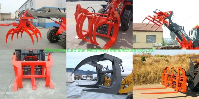 3t Forklift Truck Ez936f Wheel Small Loader Multi Functional Mini China Forklift for Manufacturer Construction Medium Bucket Machinery Compact Front Loader