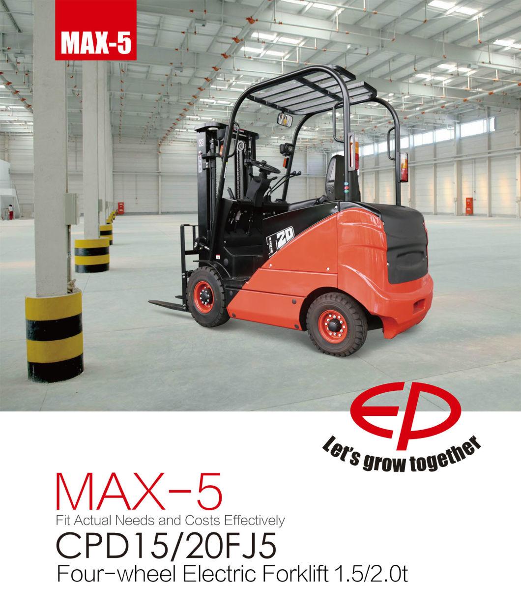 2.0 Ton Cost Effectively AC Drive Four-Wheel Electric Forklift Truck