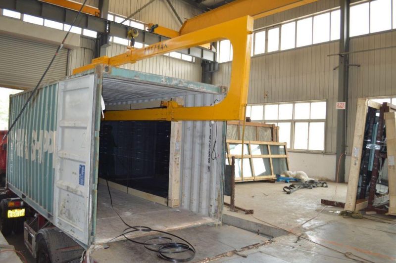 20gp Container U Shape Suspension Arm Glass Lifting Crane Tool for Loading and Unloading