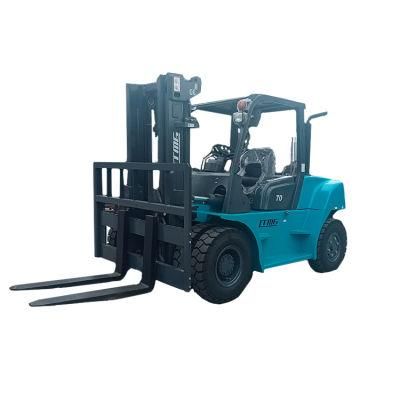 Ltmg China New Brand 7 Ton Diesel Forklift with 1970mm Fork Length