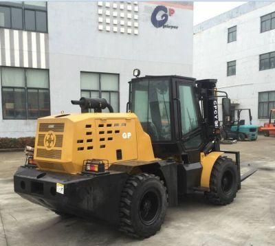 Best Price Gp High Quality 3.5t Rough Terrain Telescopic Diesel Powered Forklift Truck Made in China