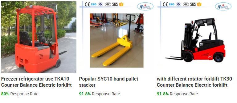 Electric Pallet Stacker portable 500kg Self Loading Forklift for Sales