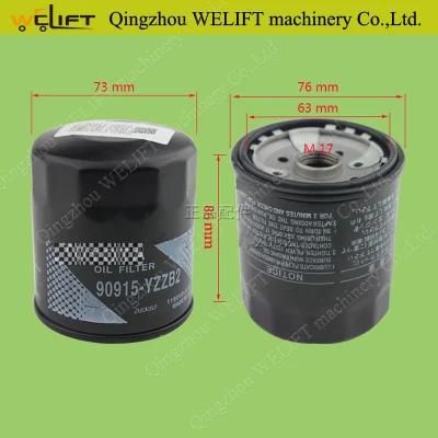 Forklift Spare Parts Oil Filter 90915-Yzzb2 for Toyota 7f8f Engine