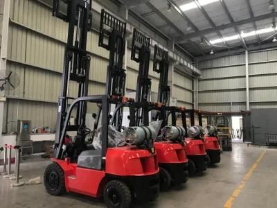 Good Sale 3500 Kg LPG/Gas/Gasoline/Petrol Hydraulic Diesel Forklift