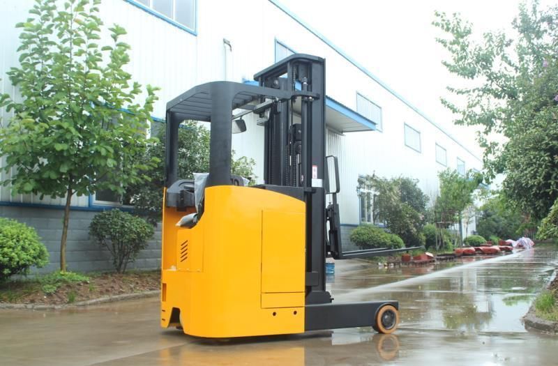 1.5ton 1500kg 1.5t Seated Electric Reach Stacker Truck Battery Stacker 1.6m 2m 2.5m 3m 3.5m 4m 4.5m 5m 5.5m 6m 6.5m 7m 12m Mast with CE ISO