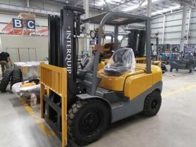 Counterbalance 4 Ton Diesel Forklift with Japanese Engine