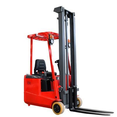 1000kg 3 Wheel Lithium Ion Battery Powered Electric Forklift Truck