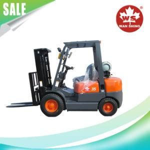 3.5 Ton LPG Forklift with Japanese Nissan K25 Engine