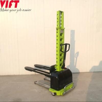 Optional Treadle Walkie Pallet Stacker 500kg Self Loading Forklift