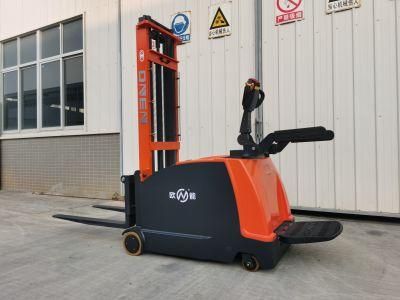 Adjustable Electric Onen Stand-on Driving Telescopic Forklift Counterweight Pallet Stacker