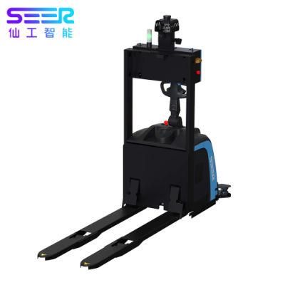 Speed Feedback Electromagnetic Brake Laser Slam Agv Forklift with Factory Price