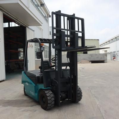 2000kg 2.0ton Capacity Heavy Duty Hydraulic Electric Lifting Forklift Truck with Full-AC Motor