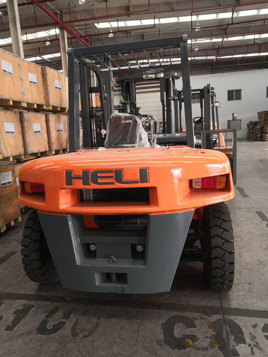 5-7 Ton Diesel Forklift with Wide-View 3 Meter Duplex Mast