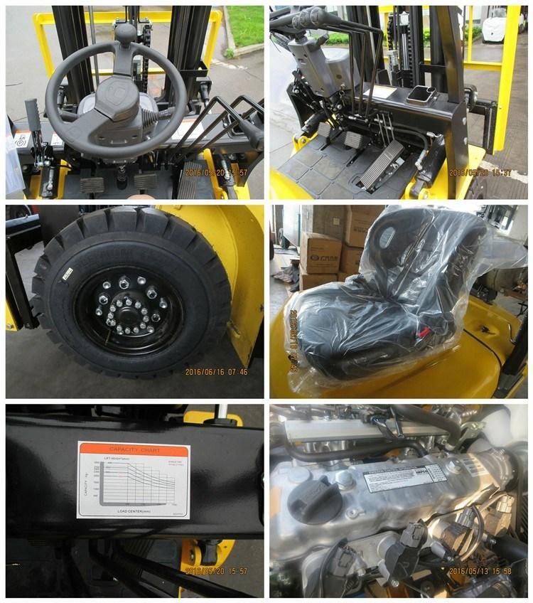 Ltmg Optional Japan Engine 3 Ton LPG Gasoline Forklift for Sale