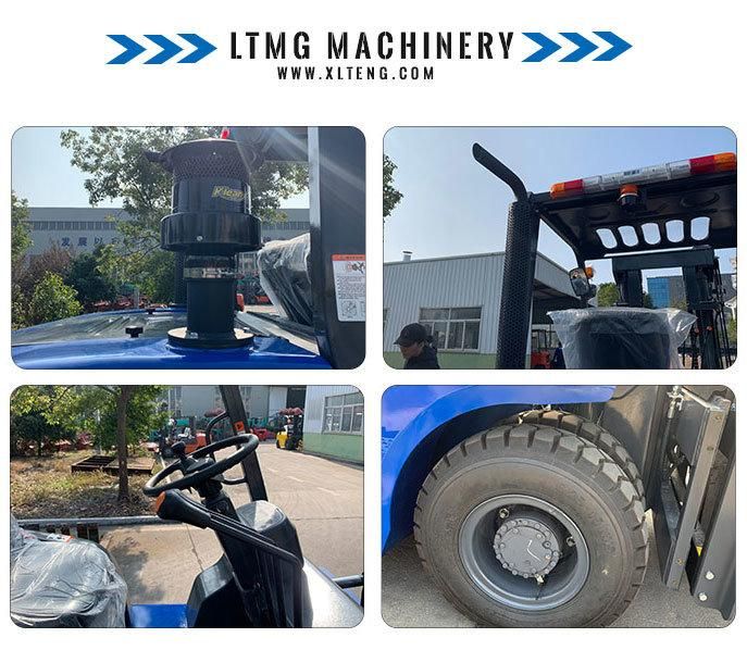 Never Used Outdoor Forklift 1.5ton 2ton 2.5ton 3ton 3.5ton 5ton Diesel Forklift 6ton 7ton Counterbalance Lift Truck with Enclosed Cabin