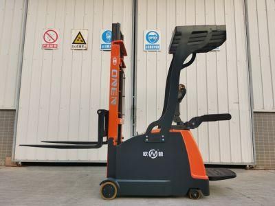 &gt; 500mm New Onen Battery Counter Weight Stacker Stand-on Counterbalance Forklift