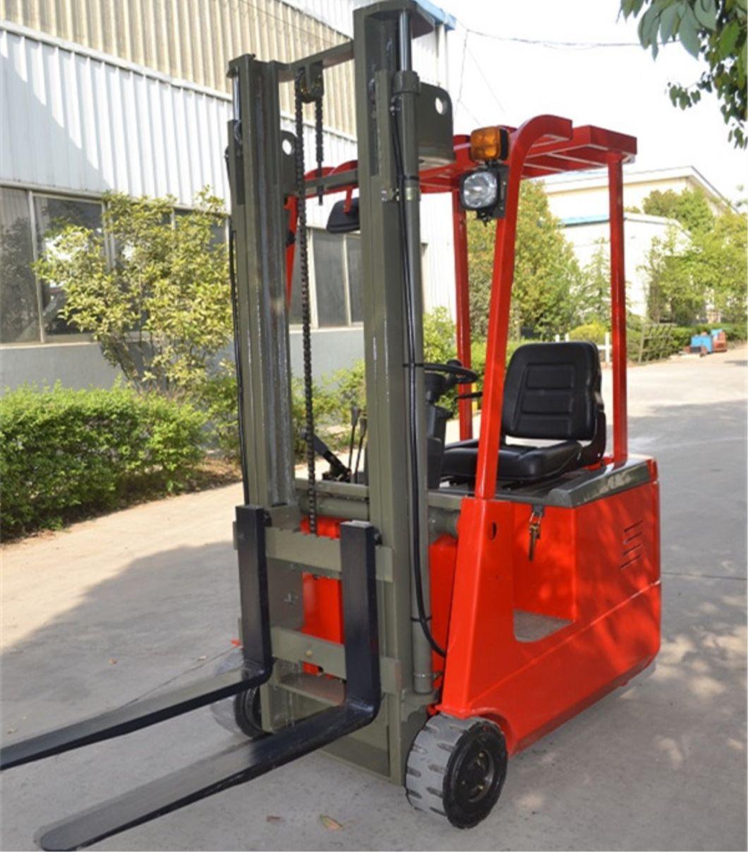 3 Wheel 1.6-2 Ton Electric Forklift Use Floors′