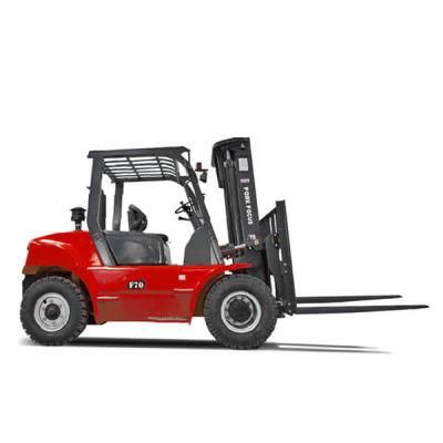 Heavy Duty Forkfocus Forklift 4.0 Ton with EPA 4 Engine for American Market with Side Shifter Forklift Solutions