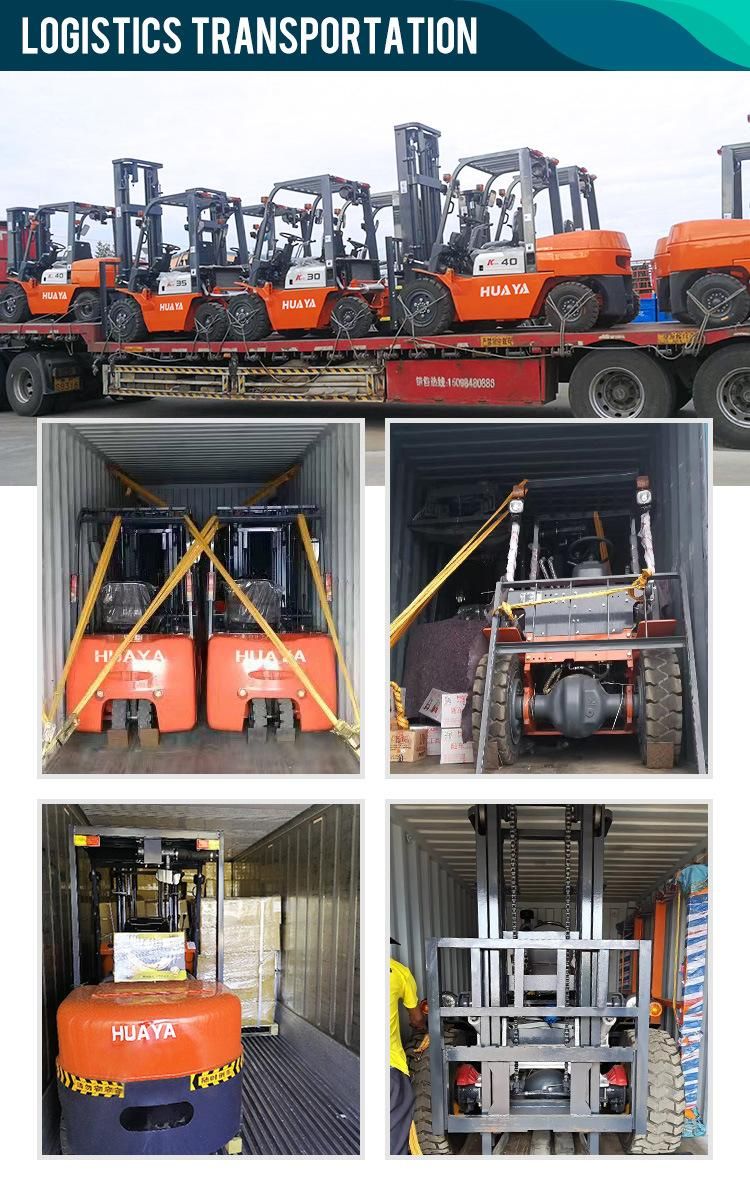 Diesel Huaya Truck Fork Lift 5 Ton China Factory Forklift Trucks