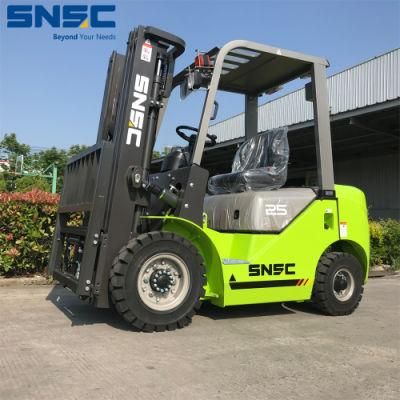 Snsc China Manufacture 2.5 Ton Diesel Forklift