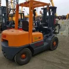 Original Japan Tcm Fd30 Second Hand 3t Forklift Truck 3t Tcm Fd30 Diesel engine Used Forklift with Side Shift