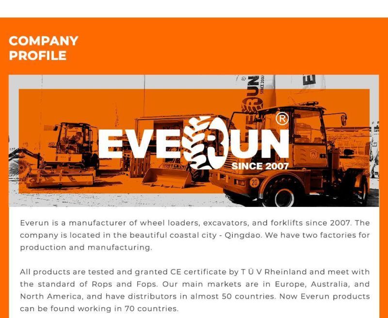 New Everun CE Wheel Forklift Prices Eref10f