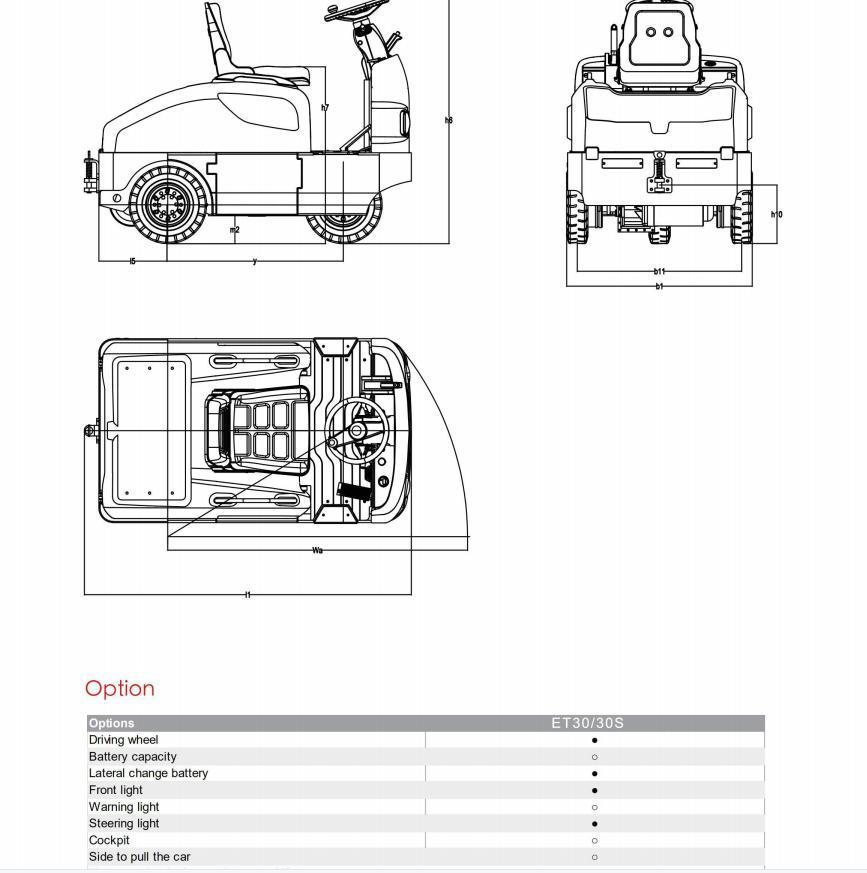 3 Ton Seated Towing Tractor First Class