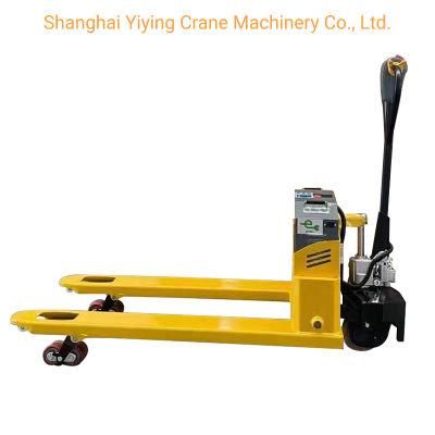 1500kg Battery Operated Motorized Semi Electric Pallet Truck