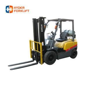 Gasoline Forklift 2.5t LPG Forklift for Sale with Tanks