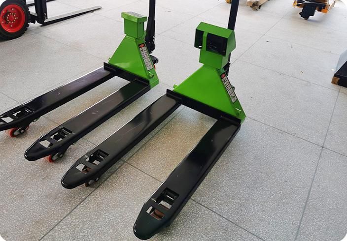 Manual Scale Pallet Jack Truck 2000kg CE, ISO9001