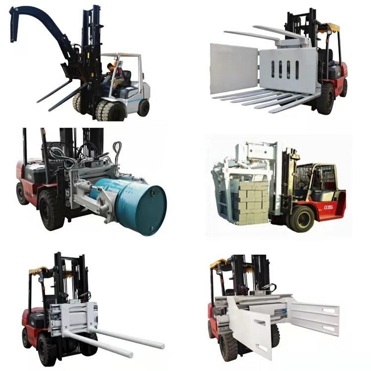 Ltmg 3000kg Forklift Truck Paper Roll Clamp Drum Clamps Block Clamp Rotators 2t 3t 5t Diesel Forklift with Multi Attachments