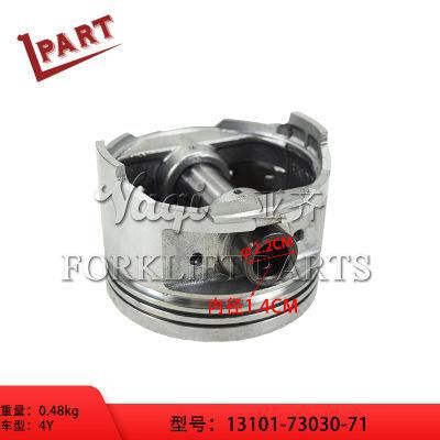 Forklift Spare Parts 4y Piston 13101-73030-71