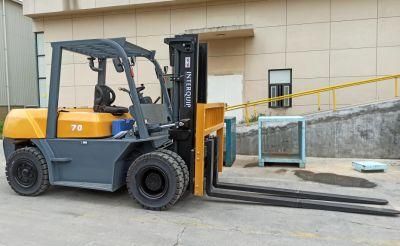 7 Ton Diesel Forklift Truck with Isuzu 6bg1 Engine