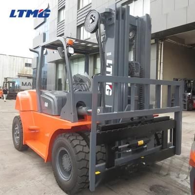 Ltmg Brand New 6 Ton Hydraulic Diesel Forklift with Dual Front Tires