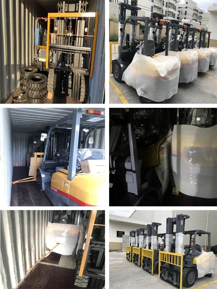 China Exported Automatic Manual Hydraulic 3 Tons Diesel Forklift