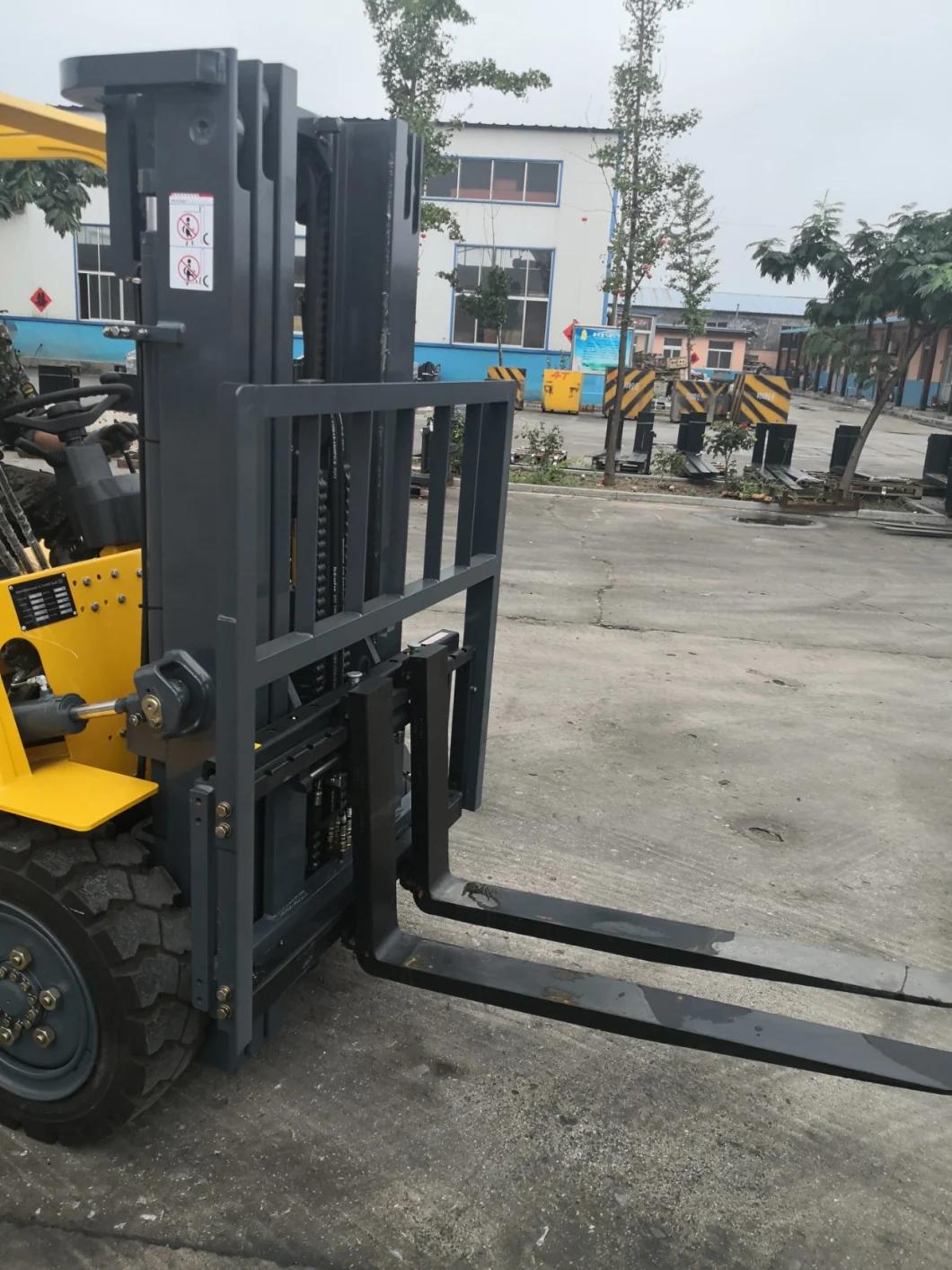 Forload 4 Wheel 3tons Diesel Boom Forklift Truck