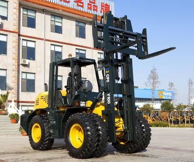 10t Diesel Terrain Forklift (CPCY100)