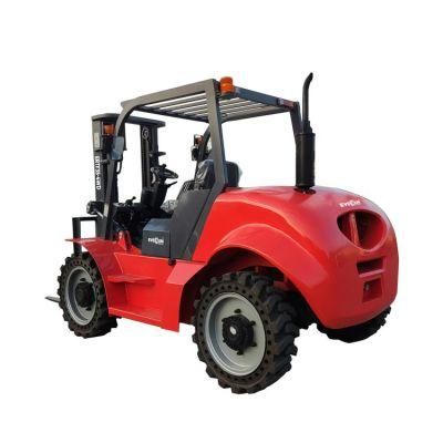 Everun Ertf35-4WD 3.5t China High Quality Small Diesel Forklift with Reasonable Price