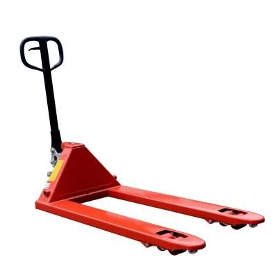 Double Pressure Relief Hand Pallet Truck 2500kg Manual Hydraulic Pallet Jack