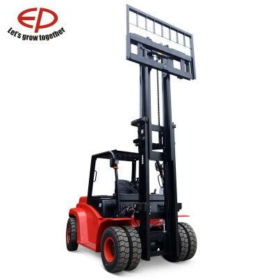 7 Ton Diesel Forklift with Janpanese Engine and Optional Lifting Height