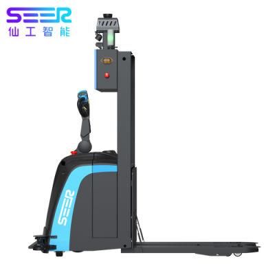 New Seer Laser Slam Automatic Navigation, Walking Driving Agv Forklift with Cheap Price
