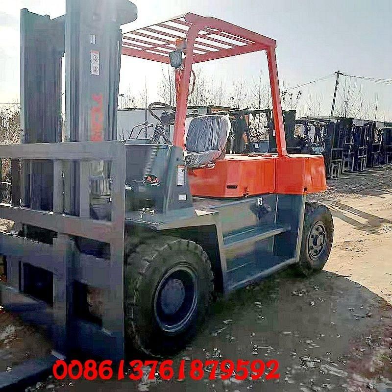 Double Front Wheels Used Tcm 5ton Warehouse Forklift
