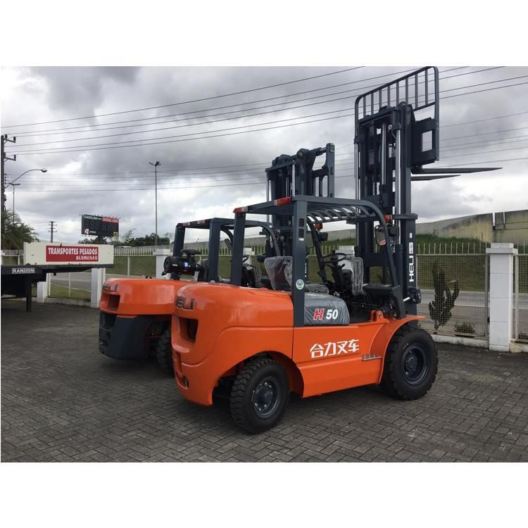 China Heli 5/6/7ton Diesel Forklift Cpcd50/60/70 with Side Shifter