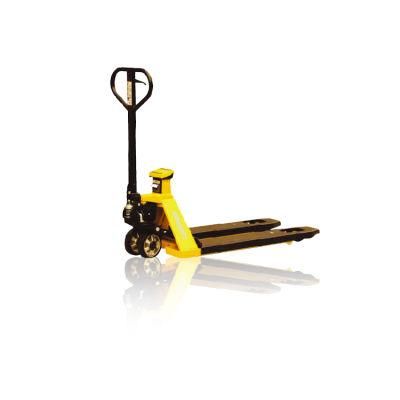 PU Rubber Wheels Hand Pallet Jack for Factory